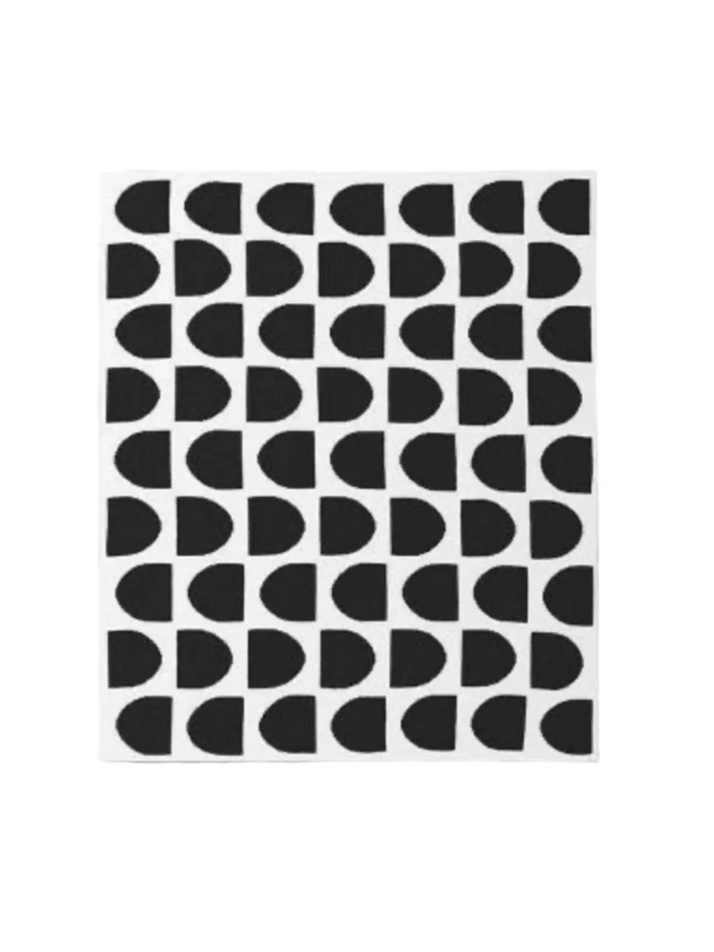 Threshold Black & White Reversible Throw Blanket - 50” x 60”